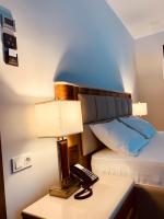 Hotel Tsereteli Palaceにあるベッド