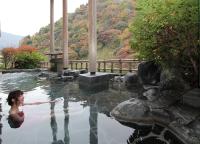 旅館の近くで見られる自然の景観