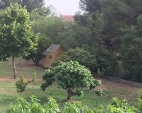 a small house in the middle of a field with trees at Sur les pas de Pagnol in Aubagne