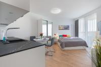 Posteľ alebo postele v izbe v ubytovaní Apartments Mazowiecka by the Sea Pobierowo by Noclegi Renters