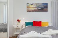 Posteľ alebo postele v izbe v ubytovaní Apartments Mazowiecka by the Sea Pobierowo by Noclegi Renters