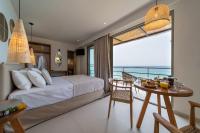 Posezení v ubytování Thea Beachfront Suites in Lourdas beach