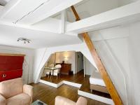 Een zitgedeelte bij Hotel Residence Le Coin
