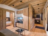 Kuchyň nebo kuchyňský kout v ubytování Chaleo Apartments