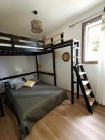 A bed or beds in a room at Alghero - House with Panoramic View immersed in full nature