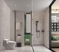 lyf Xi'an Dayanta by Ascott free gym & self-service free laundry roomにあるバスルーム