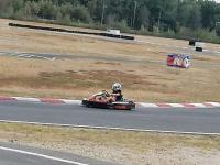 a person riding a car on a race track at Gite les Bruyères in Salbris