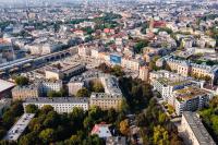 Výhľad na mesto Krakov alebo výhľad na mesto priamo z apartmánového hotela