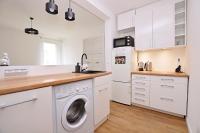 Kuchyňa alebo kuchynka v ubytovaní Seaside Studio Apartment Dworska