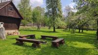 Zahrada ubytování Maringotka/tiny house SEN VYSOČINA