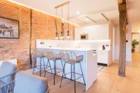 Kuchyň nebo kuchyňský kout v ubytování New Abando AC by Staynnapartments