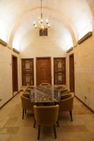 A seating area at Evanthia Cave Suites
