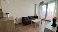 A seating area at 2 room apartment with terrace, Prievozska street