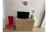 Televízia a/alebo spoločenská miestnosť v ubytovaní Apartment Nuka - One Bedroom Apartment with Terrace