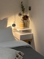 Ferienwohnung d.d. Chaletにあるベッド