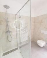 Kúpeľňa v ubytovaní Grand Terrace Apartment with AC & heating