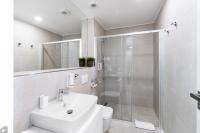 Koupelna v ubytování Apartmán v Tee house Čeladná