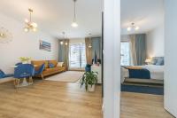 Łóżko lub łóżka w pokoju w obiekcie Abrahama Comfort Apartments