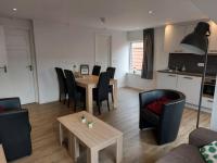 Kuchyň nebo kuchyňský kout v ubytování 105,3 appartement 200m van strand
