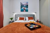 Posteľ alebo postele v izbe v ubytovaní Royal blue House