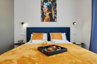Posteľ alebo postele v izbe v ubytovaní Royal blue House