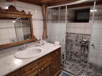 A bathroom at House Rodia