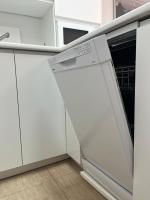 Kuchnia lub aneks kuchenny w obiekcie Apartamento con terraza,2 min de la playa, Ares