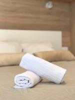 Posteľ alebo postele v izbe v ubytovaní Villa Apartment Joel
