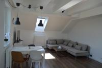 A seating area at Ager Apartments