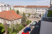 Nespecifikovaný výhled na destinaci Vídeň nebo výhled na město při pohledu z apartmánu