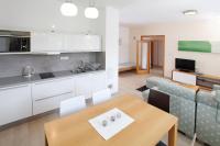 Kuchyň nebo kuchyňský kout v ubytování Apartmán Stará škola