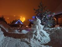Domek Góralski nad Czorsztynem - Kluszkowce v zime