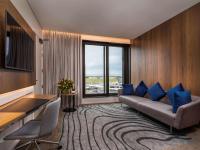 Novotel Christchurch Airportにあるシーティングエリア