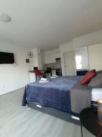 Posteľ alebo postele v izbe v ubytovaní Leona apartment Vidikovac, Pula