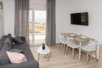 Televízia a/alebo spoločenská miestnosť v ubytovaní Allview apartments