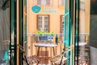 A balcony or terrace at SkySea Holidays CITY CENTER SUITES