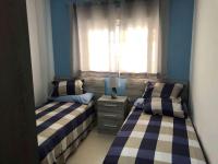 A bed or beds in a room at Magnificent Apartment Mar de Cristal, Pl Baja, Urb private, leisure and swim n01