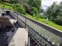 Balkón nebo terasa v ubytování Lake House Sebanc