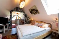 Postel nebo postele na pokoji v ubytování Landhaus Wremer Deel