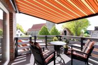 Balkón nebo terasa v ubytování Landhaus Wremer Deel