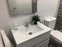 A bathroom at La Casita