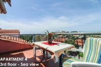 Balkón nebo terasa v ubytování Beautiful Sea View Apartments - Niko Čeko