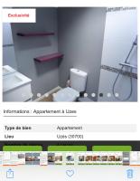 Plan piętra w obiekcie Uzes duplex atypique calme