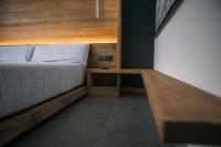 Postel nebo postele na pokoji v ubytování Espacio Azul Cantábrico