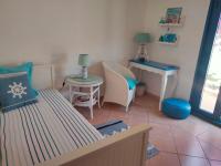 Posteľ alebo postele v izbe v ubytovaní Villa Rosa meravigliosa con piscina interna