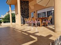 Balkón nebo terasa v ubytování Riumar "Agostino", 300m to beach, private pool, On-Site-Service, dog beach