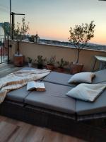 Balkón alebo terasa v ubytovaní Art Apartment Sole