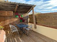 Balkón alebo terasa v ubytovaní Location de vacances