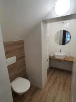 Koupelna v ubytování Apartmány ČERNÝ KOHOUT