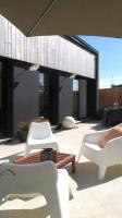 Część wypoczynkowa w obiekcie Maison de vacances Lesconil à 500 m de la plage